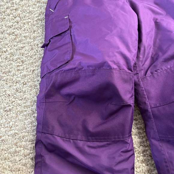 Purple Champion Snow Pants Kids Size 6 - Picture 2 of 5